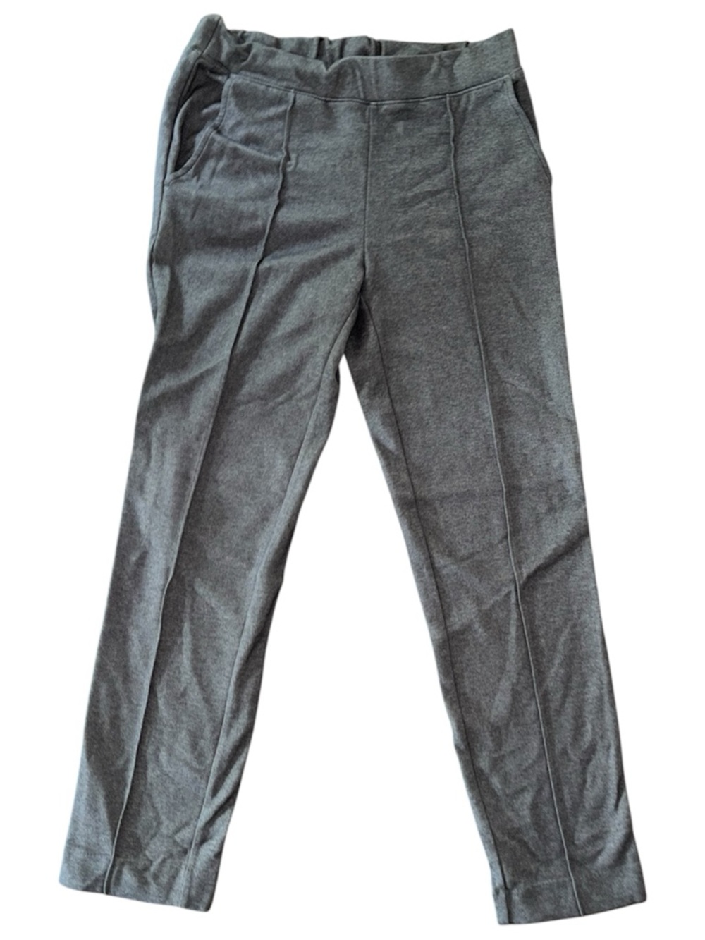J. Crew Gray Pintuck Sweatpant
